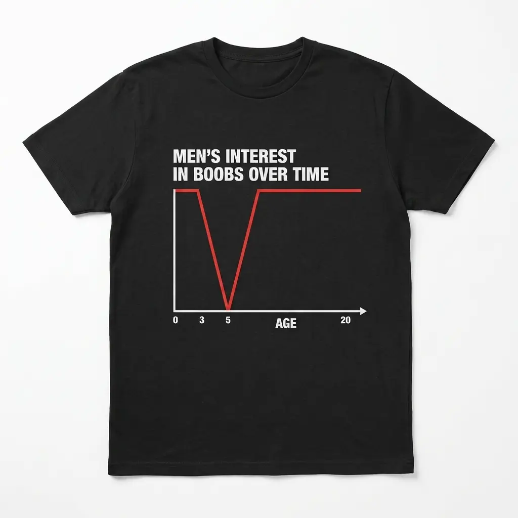 Funny Men's Interest Over Time Graph Humor T-Shirt Gift 1 funny mens interest over time graph humor t shirt gift.jpg