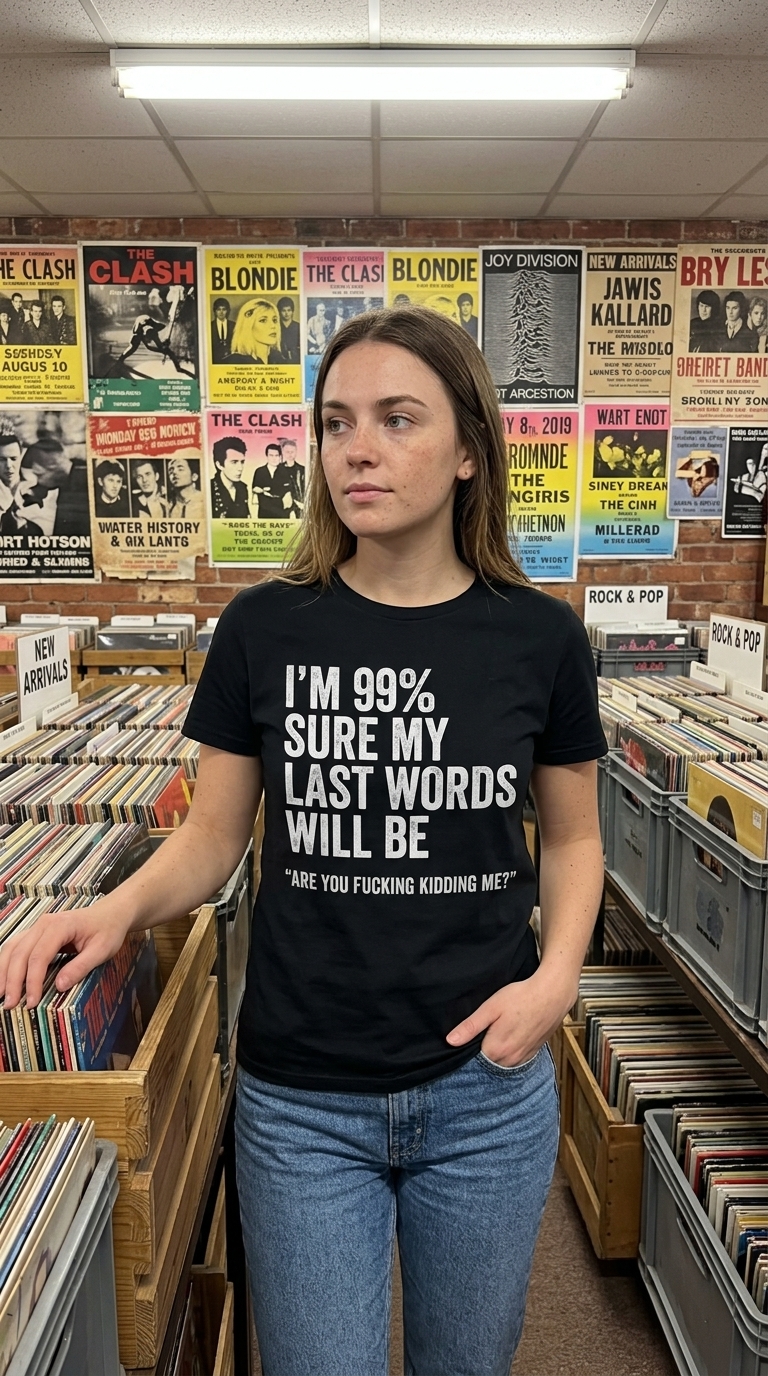 Funny Sarcastic Last Words Quote T-Shirt for Dark Humor Fans 13 Funny Sarcastic Last Words Quote T-Shirt for Dark Humor Fans