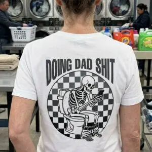 Funny Skeleton Bathroom Humor Dad T-Shirt – I Don't Always Clog 8 funny skeleton bathroom humor dad t shirt i dont always clog 2.jpg