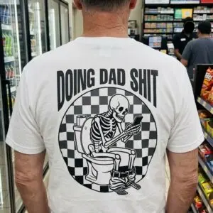 Funny Skeleton Bathroom Humor Dad T-Shirt – I Don't Always Clog 9 funny skeleton bathroom humor dad t shirt i dont always clog 3.jpg