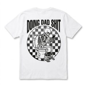 funny skeleton bathroom humor dad t shirt i dont always clog.jpg