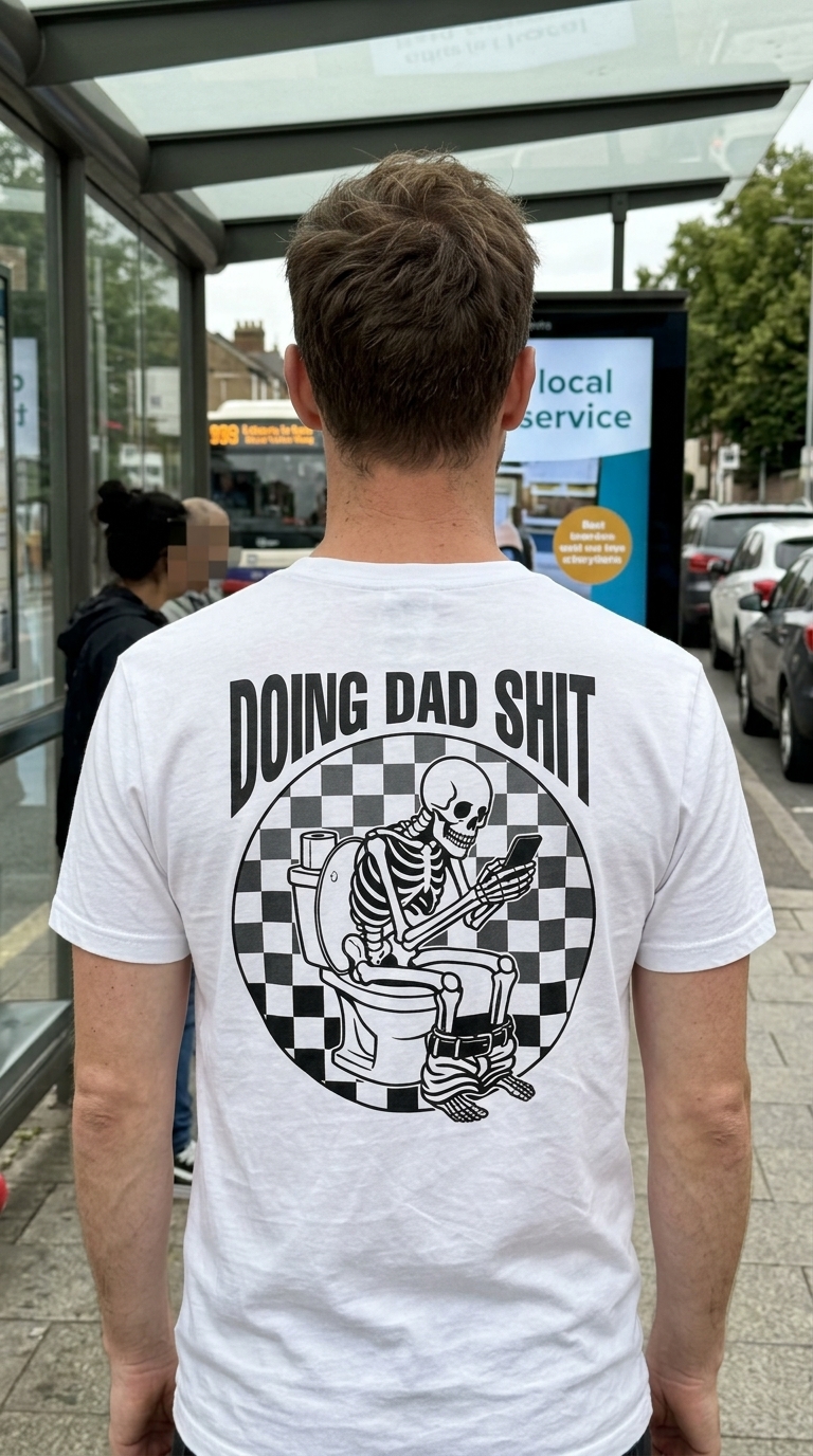 Funny Skeleton Bathroom Humor Dad T-Shirt – I Don't Always Clog 5 funny skeleton bathroom humor dad t shirt i dont always clog 4.jpg