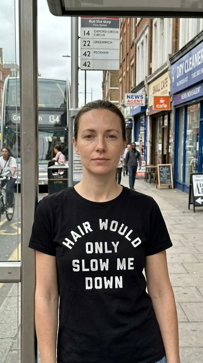 Hair Would Only Slow Me Down Funny Minimalist Quote T-Shirt 5 hair would only slow me down funny minimalist quote t shirt 4.jpg