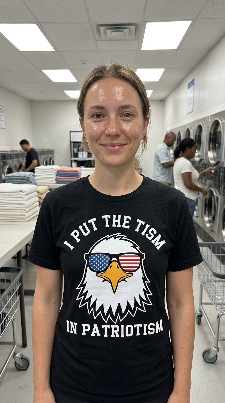 I Put The Tism In Patriotism T-Shirt - Funny Eagle Graphic Tee 14 I Put The Tism In Patriotism T-Shirt - Funny Eagle Graphic Tee