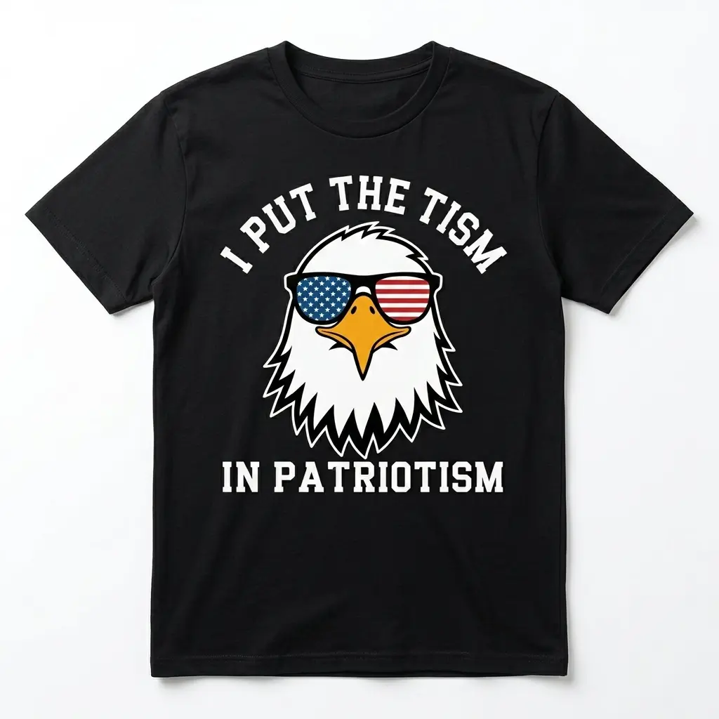 i put the tism in patriotism t shirt funny eagle graphic tee.jpg