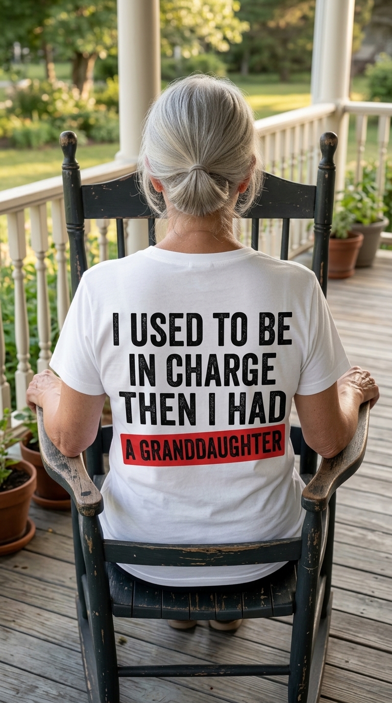 I Used to Be in Charge Funny Granddaughter Grandparent T-Shirt 13 I Used to Be in Charge Funny Granddaughter Grandparent T-Shirt