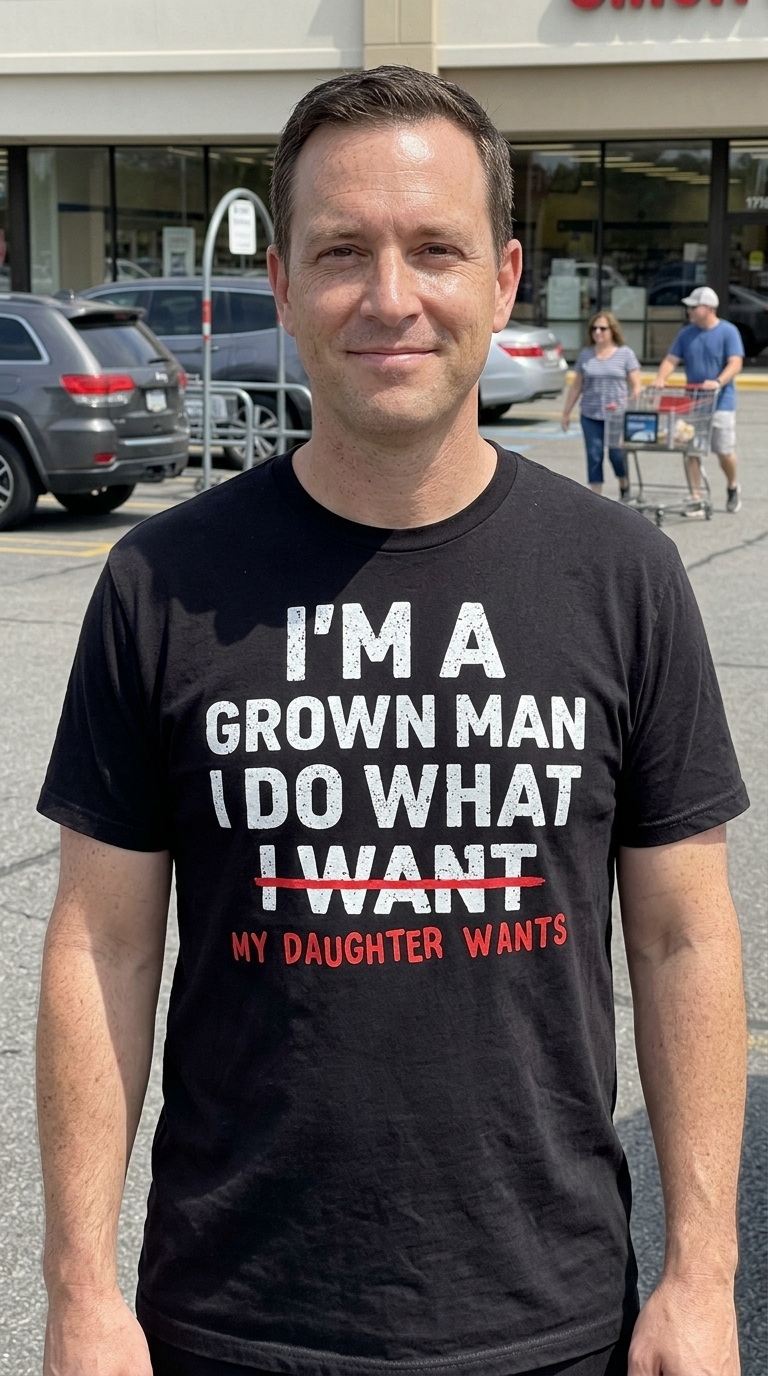 I'm a Grown Man I Do What My Daughter Wants T-Shirt 12 I'm a Grown Man I Do What My Daughter Wants T-Shirt