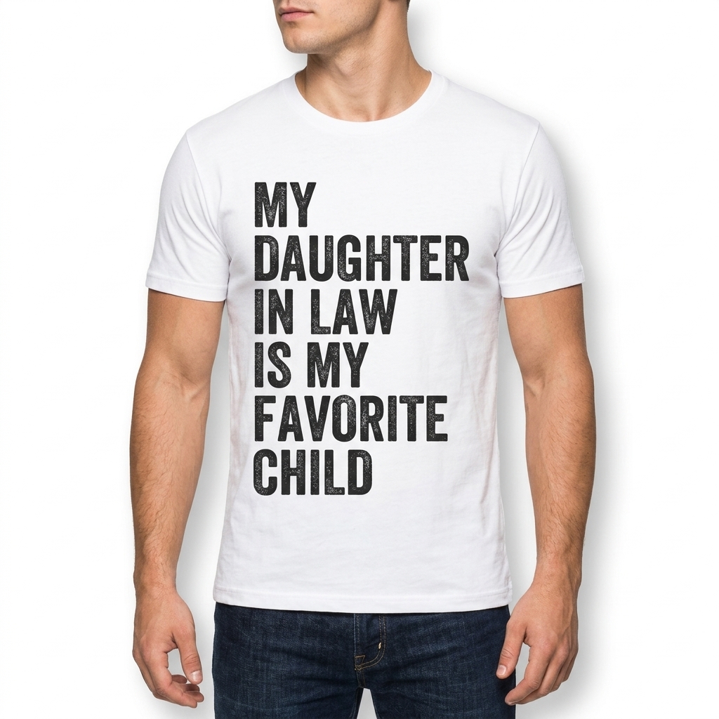 My Daughter In Law Is My Favorite Child Funny Family T-Shirt 13 My Daughter In Law Is My Favorite Child Funny Family T-Shirt