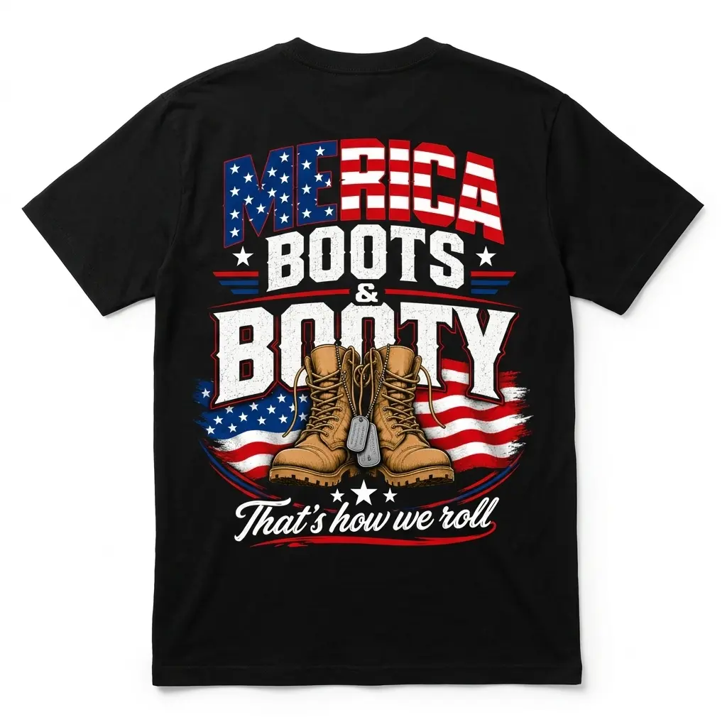 patriotic boots and booty americana graphic t shirt.jpg