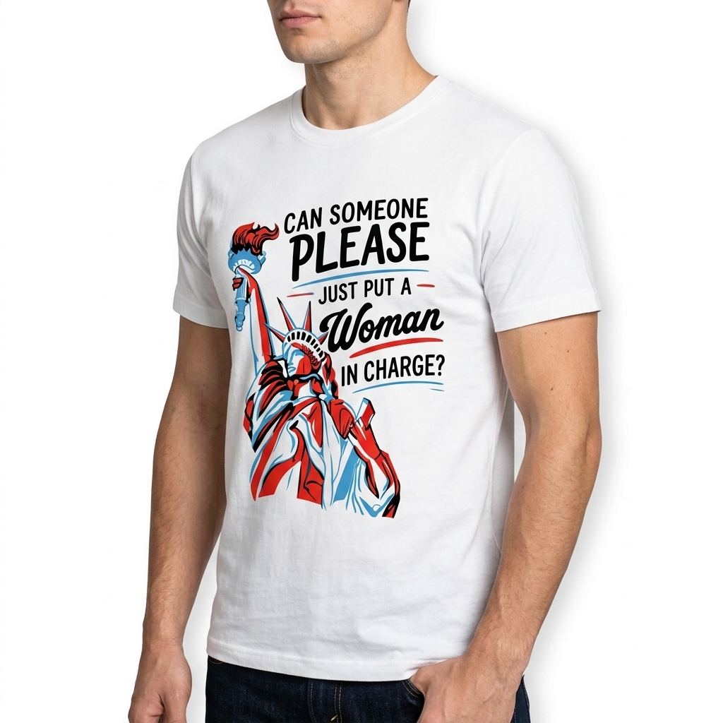 Put A Woman In Charge Statue Of Liberty Graphic T-Shirt 13 Put A Woman In Charge Statue Of Liberty Graphic T-Shirt