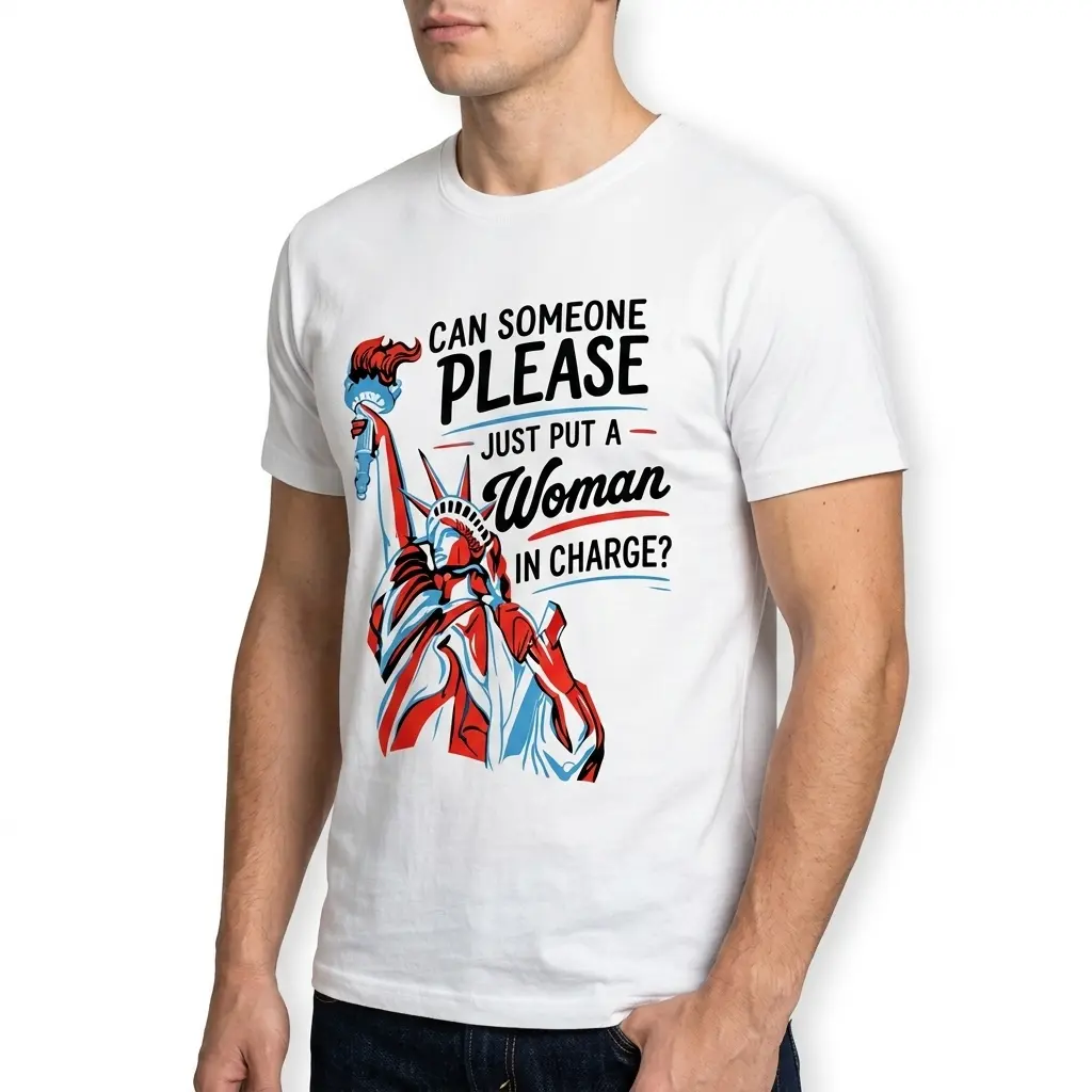 Put A Woman In Charge Statue Of Liberty Graphic T-Shirt 5 put a woman in charge statue of liberty graphic t shirt 4.jpg