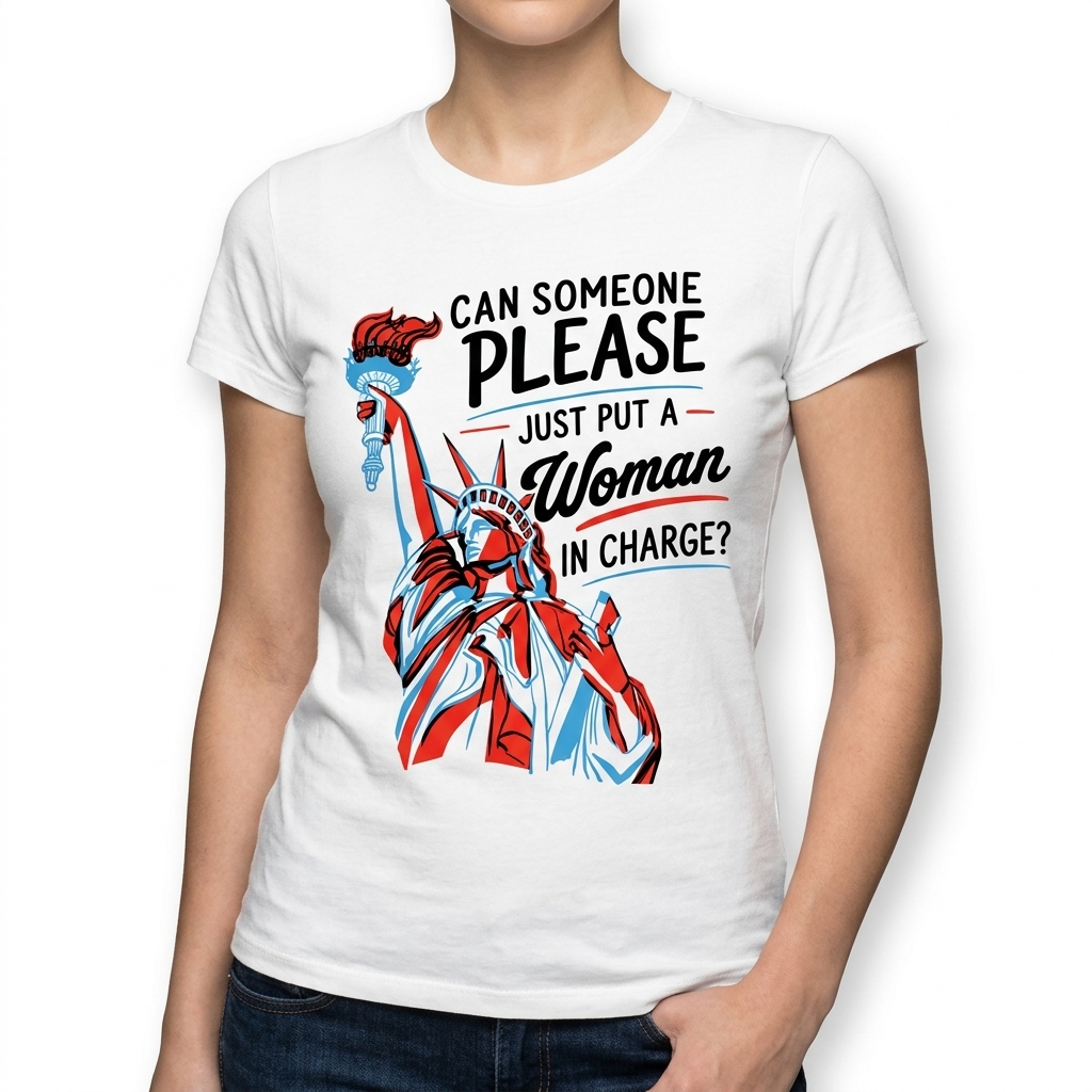 Put A Woman In Charge Statue Of Liberty Graphic T-Shirt 14 Put A Woman In Charge Statue Of Liberty Graphic T-Shirt