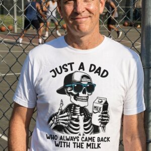retro dad joke skeleton milk return graphic t shirt 4.jpg
