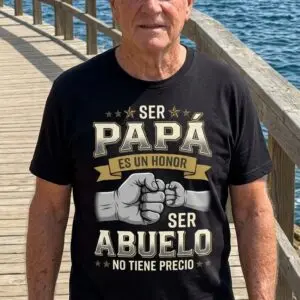 Ser Papa y Abuelo Es Un Honor Spanish Father Grandpa T-Shirt 11 ser papa y abuelo es un honor spanish father grandpa t shirt 5.jpg