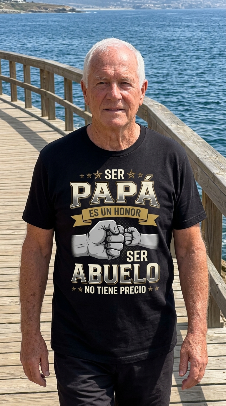 Ser Papa y Abuelo Es Un Honor Spanish Father Grandpa T-Shirt 6 ser papa y abuelo es un honor spanish father grandpa t shirt 5.jpg