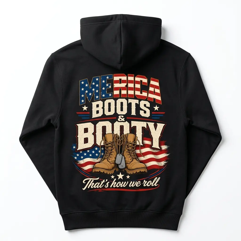 Vintage Patriotic Boots Graphic T-Shirt With Americana Style 2 vintage patriotic boots graphic t shirt with americana style 1.jpg