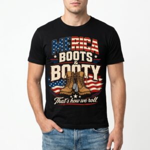 vintage patriotic boots graphic t shirt with americana style 2.jpg