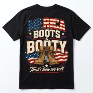 vintage patriotic boots graphic t shirt with americana style.jpg