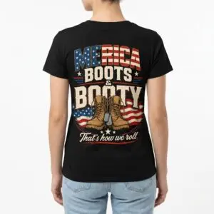 Vintage Patriotic Boots Graphic T-Shirt With Americana Style 11 vintage patriotic boots graphic t shirt with americana style 5.jpg