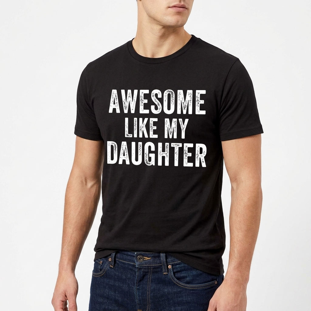 Awesome Like My Daughter Funny T-Shirt | Parent Humor Tee 13 Awesome Like My Daughter Funny T-Shirt | Parent Humor Tee