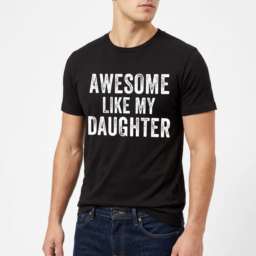 Awesome Like My Daughter Funny T-Shirt | Parent Humor Tee 5 awesome like my daughter funny t shirt parent humor tee 4.jpg