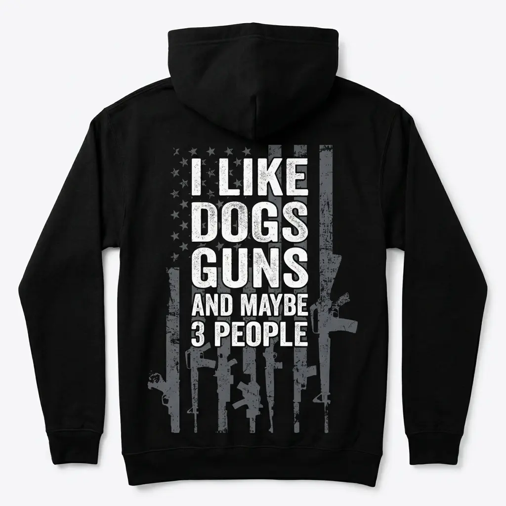 dogs guns and maybe 3 people shirt funny patriotic graphic tee 1.jpg