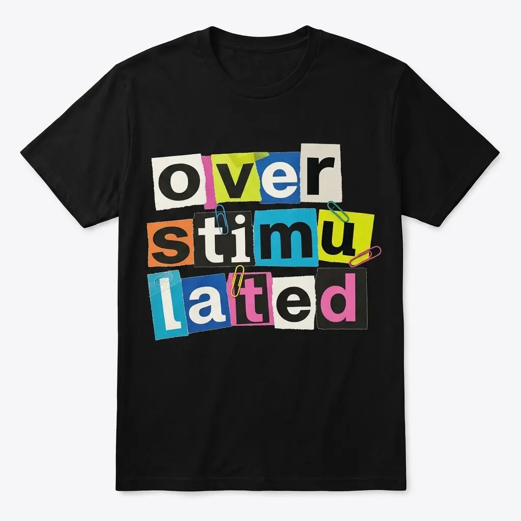 funny overstimulated ransom note letters graphic t shirt.jpg