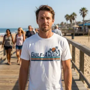 Gulf of America Retro Sunset Graphic T-Shirt - Vintage Beach Tee 11 gulf of america retro sunset graphic t shirt vintage beach tee 5.jpg