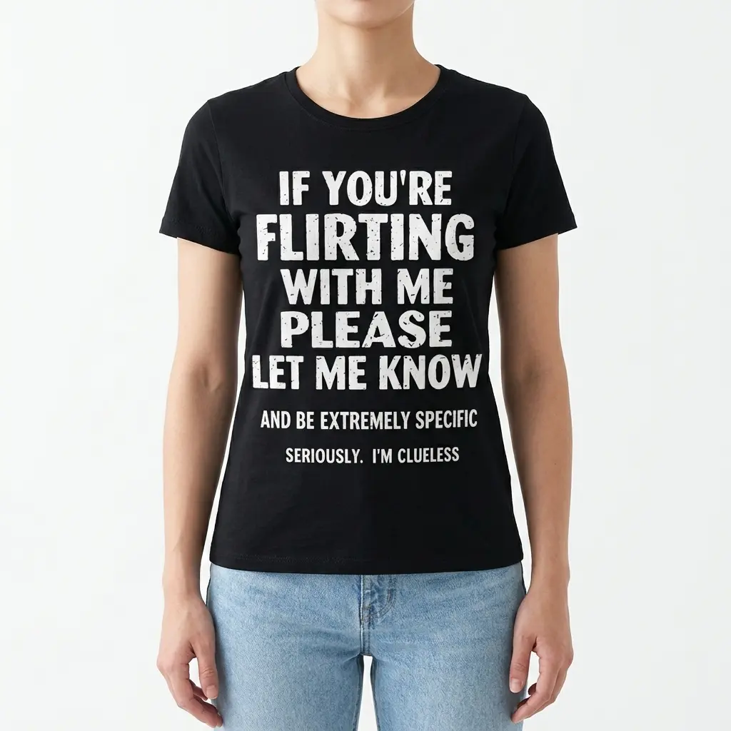 if youre flirting with me please let me know funny clueless t shirt 3.jpg