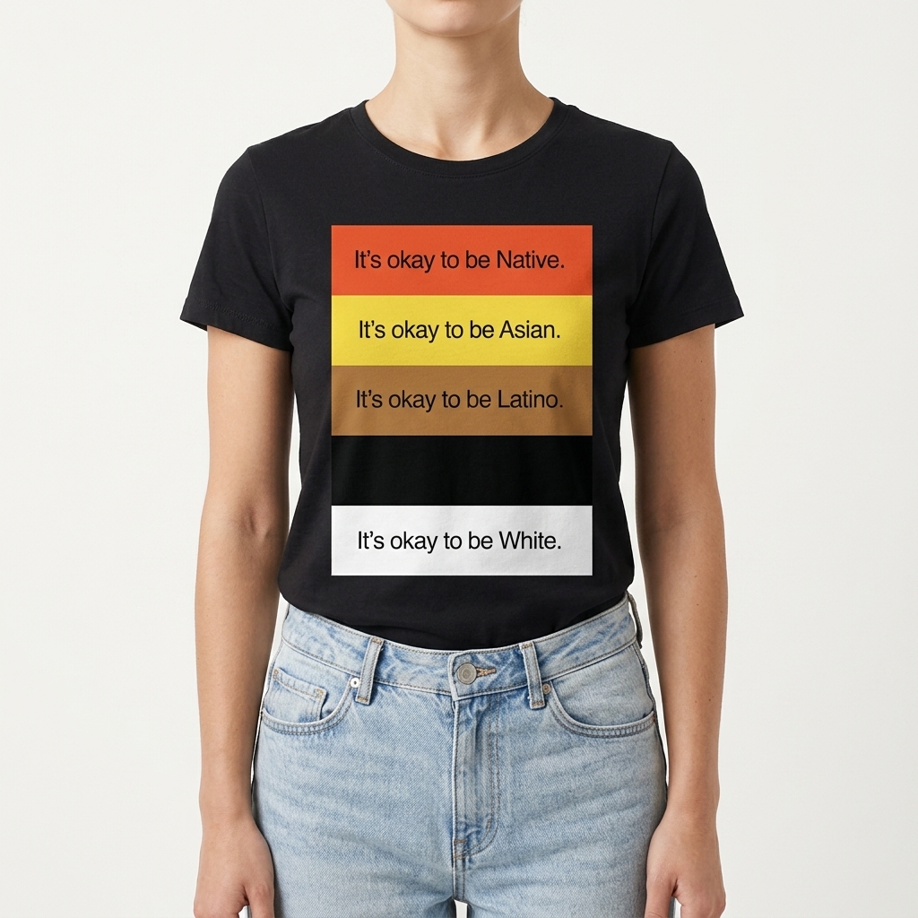 It's Okay to Be Diversity and Equality T-Shirt - Multi-Ethnic Tee 12 It's Okay to Be Diversity and Equality T-Shirt - Multi-Ethnic Tee