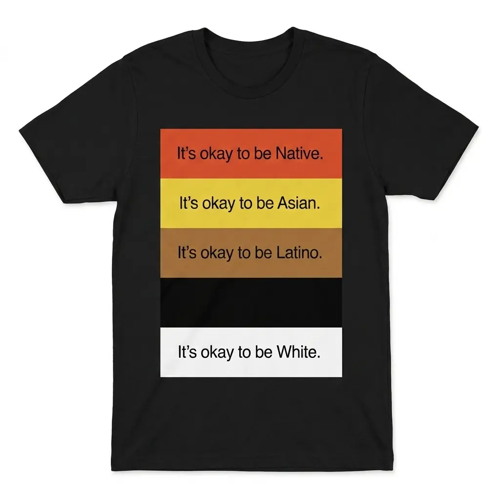 its okay to be diversity and equality t shirt multi ethnic tee.jpg