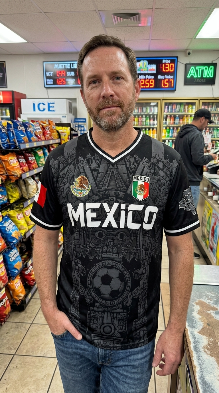 Retro Mexico Aztec Soccer Jersey Black 3D All Over Print Shirt 8 Retro Mexico Aztec Soccer Jersey Black 3D All Over Print Shirt