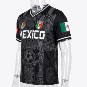 retro mexico aztec soccer jersey black 3d all over print shirt.jpg