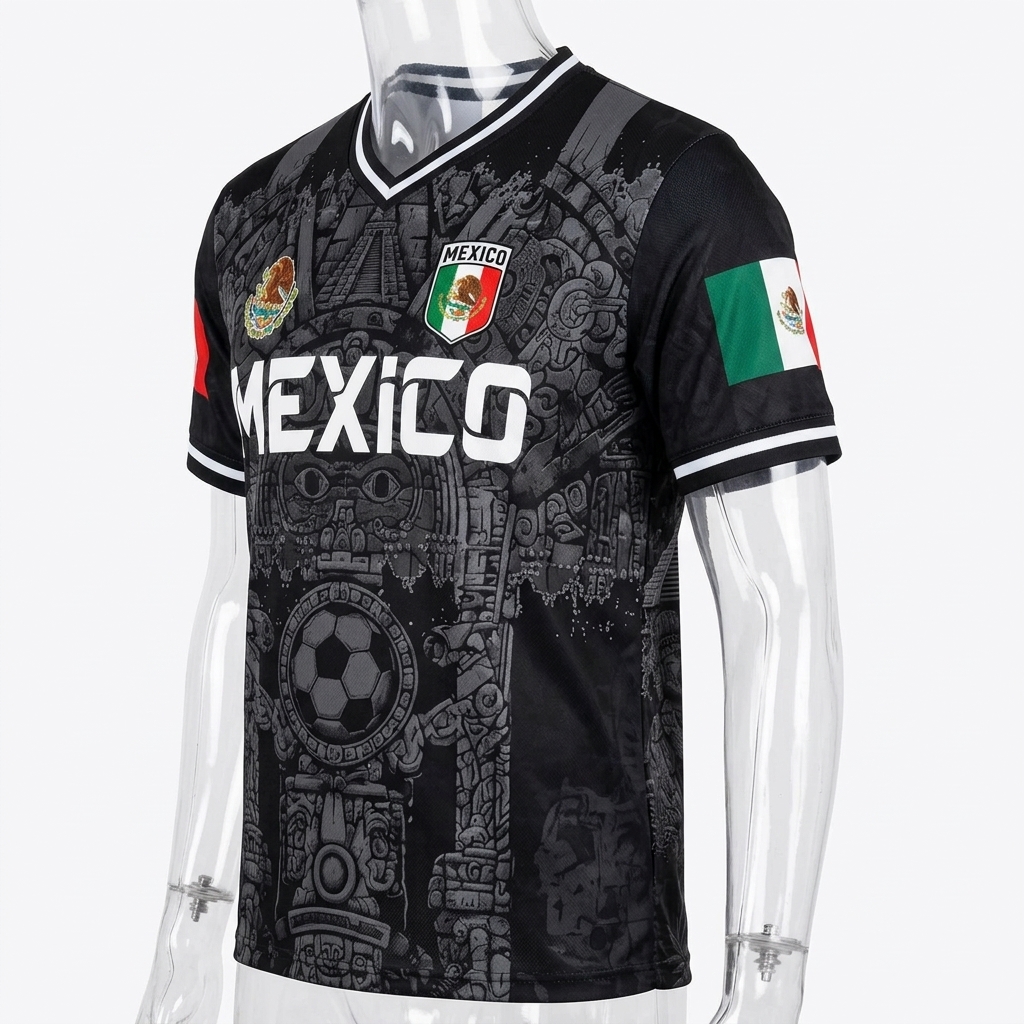 Retro Mexico Aztec Soccer Jersey Black 3D All Over Print Shirt 1 retro mexico aztec soccer jersey black 3d all over print shirt.jpg