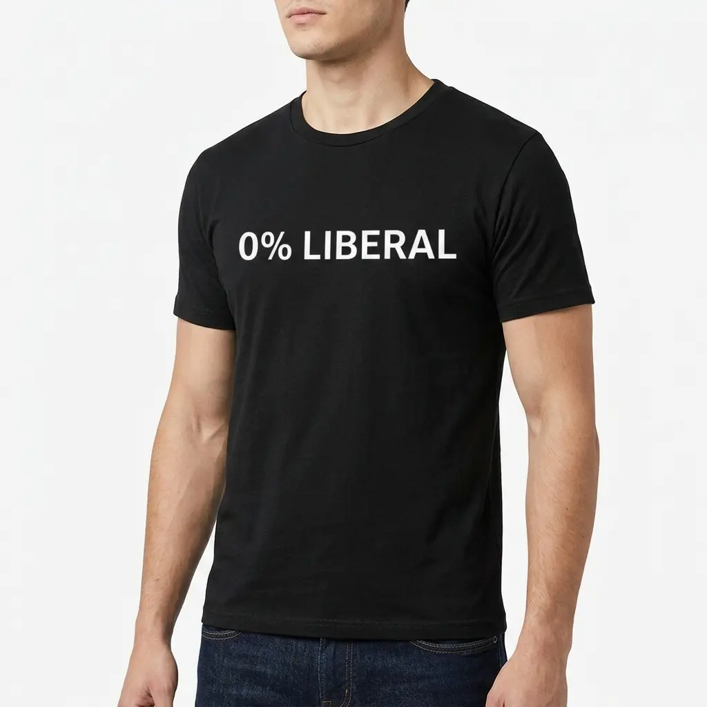 0% Liberal Political Statement T-Shirt 5 0 liberal political statement t shirt 4.jpg