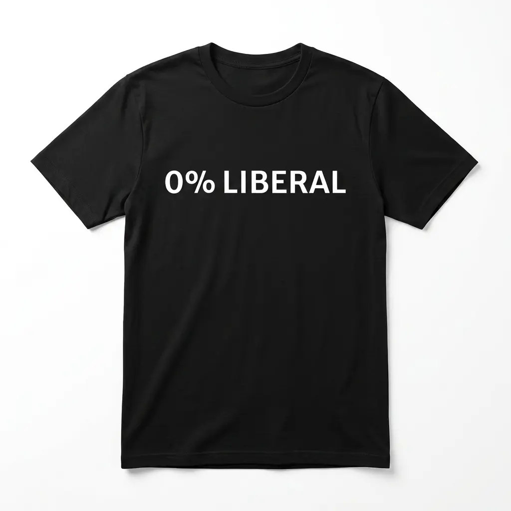 0% Liberal Political Statement T-Shirt 1 0 liberal political statement t shirt.jpg