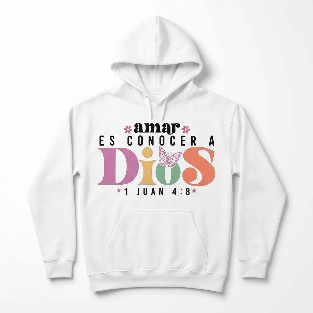 amar es conocer a dios spanish bible verse t shirt 1.jpg