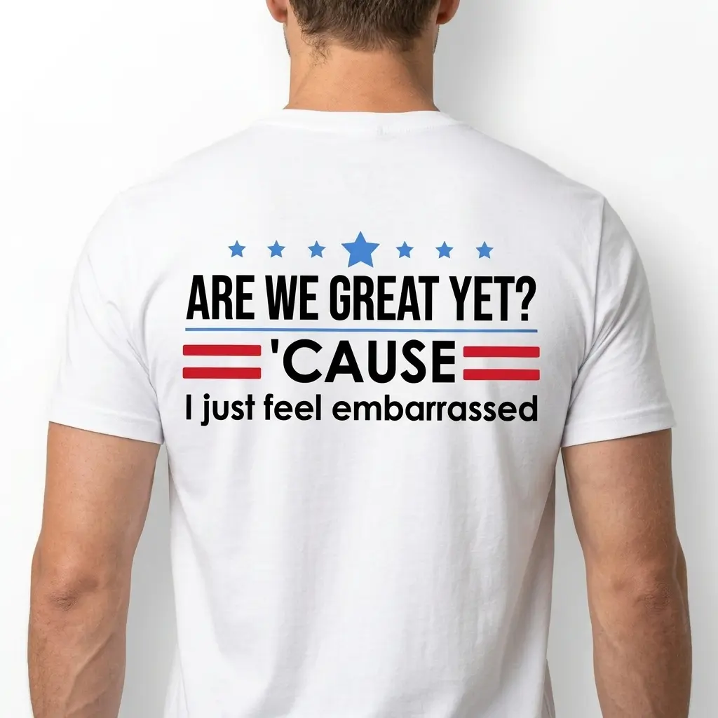 Are We Great Yet Political Satire Shirt 5 are we great yet political satire shirt 4.jpg
