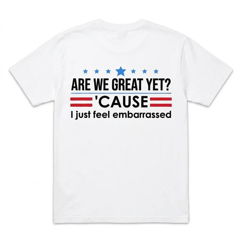 Are We Great Yet Political Satire Shirt 1 are we great yet political satire shirt.jpg