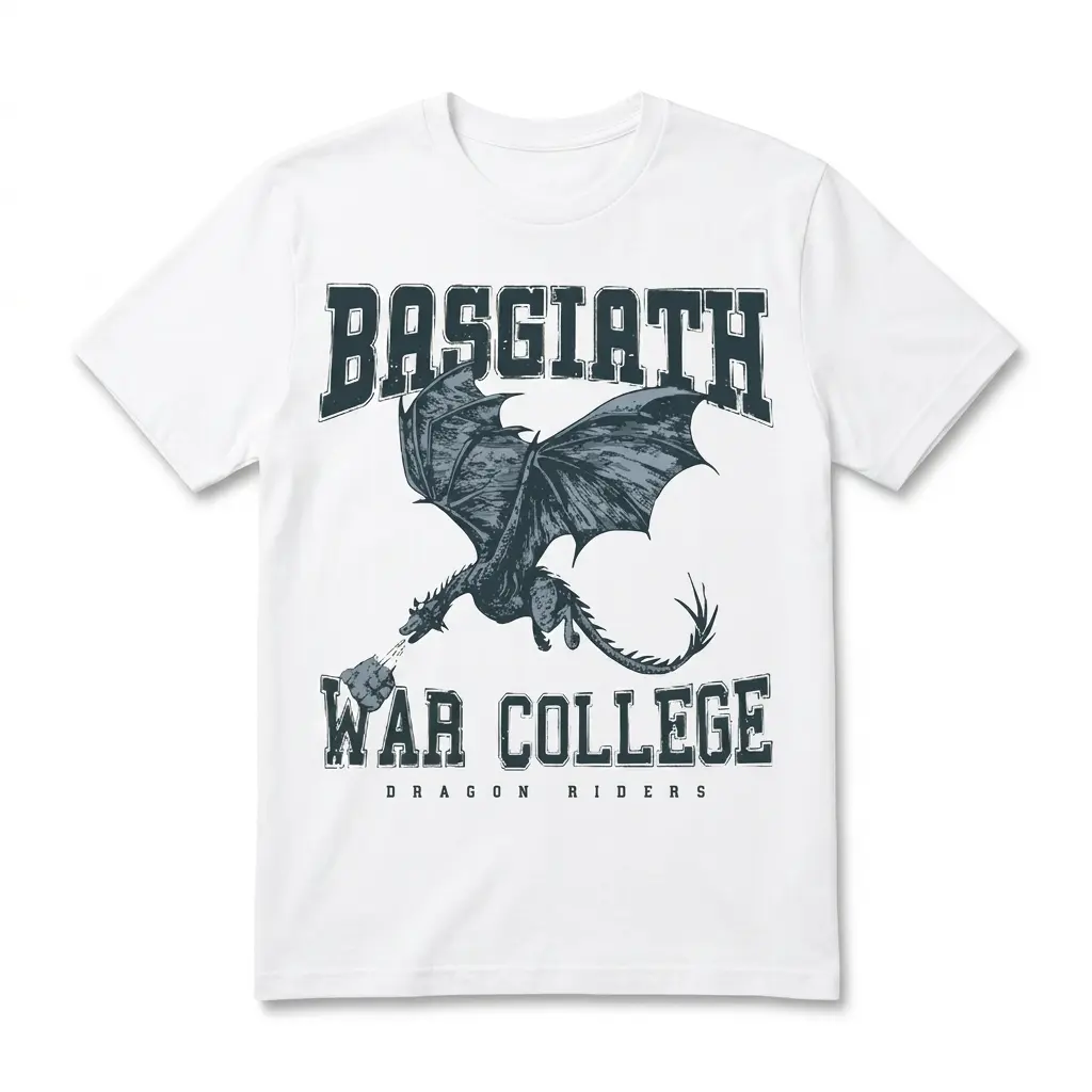 Basgiath War College Dragon Riders T-Shirt 1 basgiath war college dragon riders t shirt.jpg
