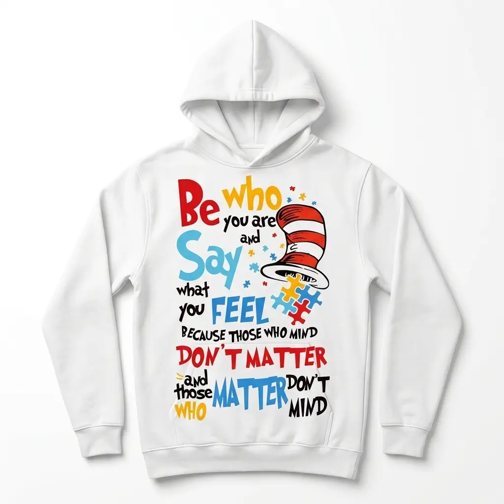 Be Who You Are Cat Hat T-Shirt 2 be who you are cat hat t shirt 1.jpg