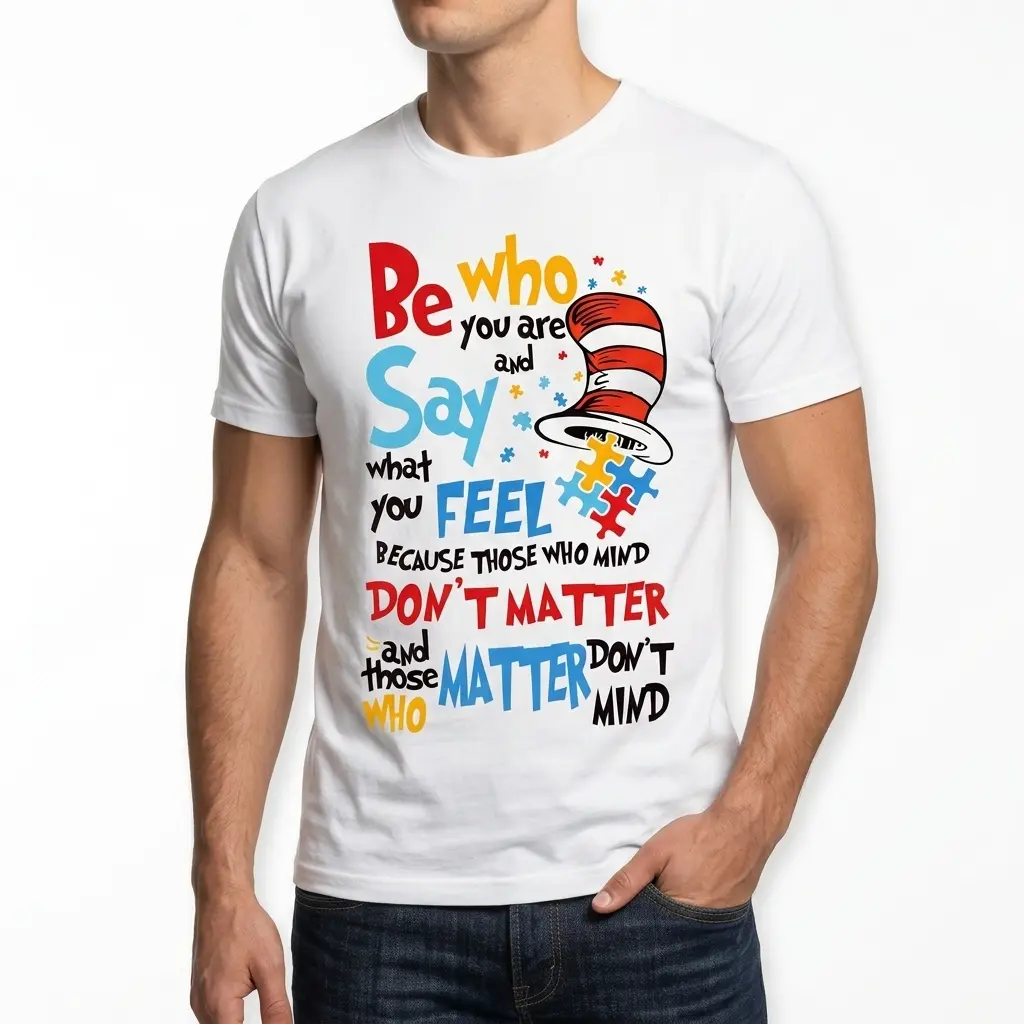 Be Who You Are Cat Hat T-Shirt 5 be who you are cat hat t shirt 4.jpg