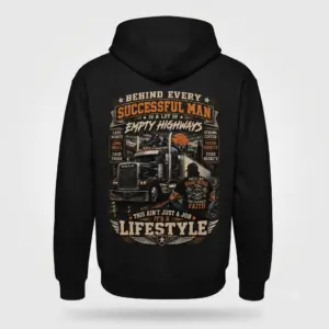 Behind Every Successful Man Trucker T-Shirt 7 behind every successful man trucker t shirt 1.jpg
