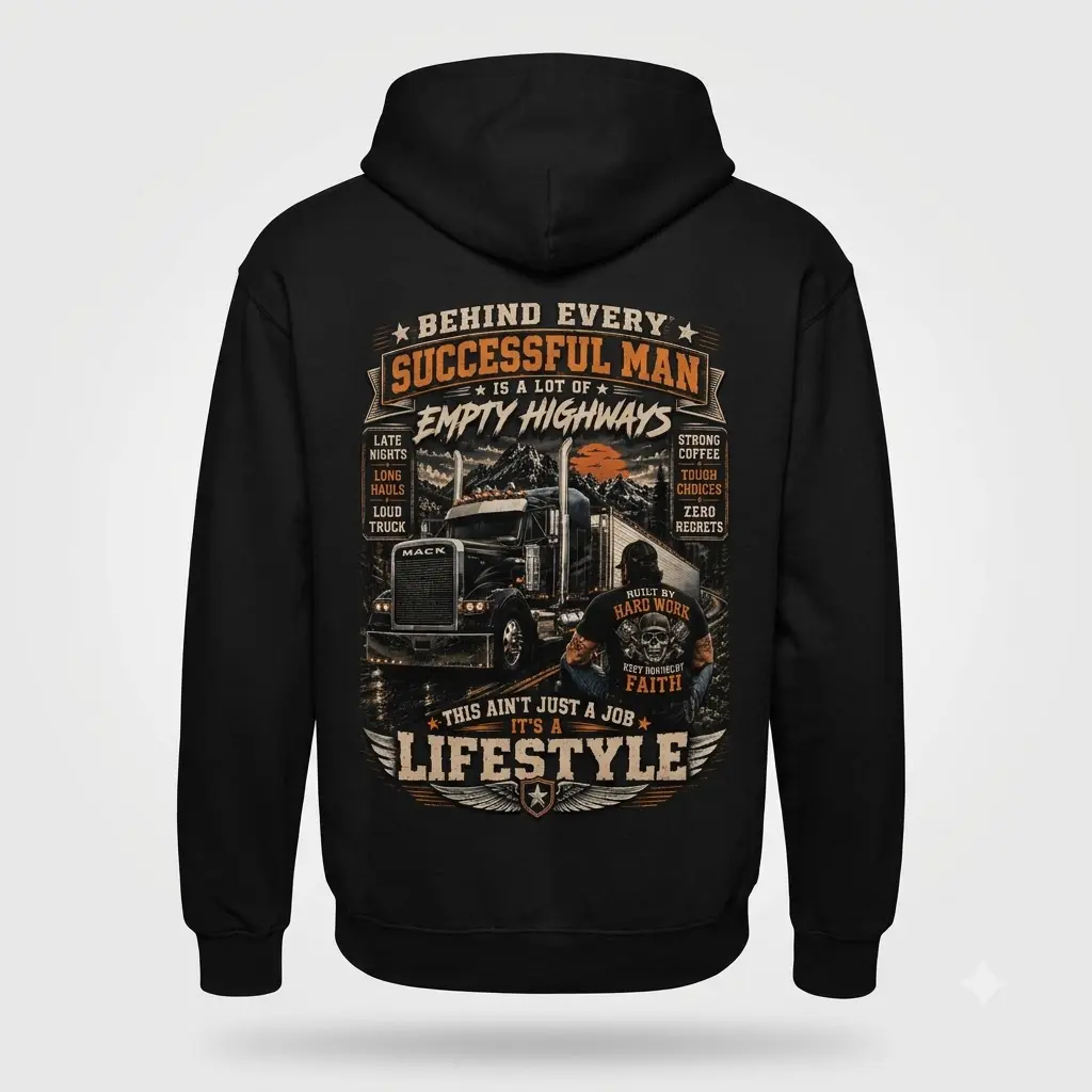 behind every successful man trucker t shirt 1.jpg