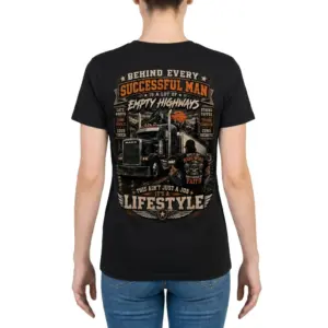 Behind Every Successful Man Trucker T-Shirt 10 behind every successful man trucker t shirt 4.jpg