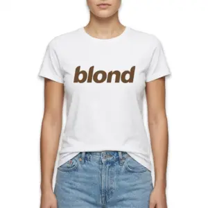 Blond Retro Typography T-Shirt 9 blond retro typography t shirt 3.jpg