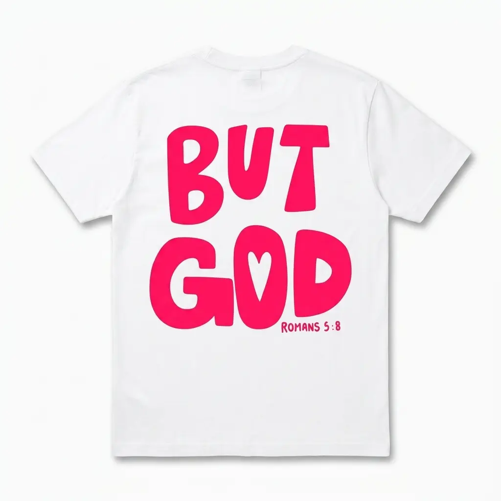 but god romans 5 8 christian t shirt.jpg
