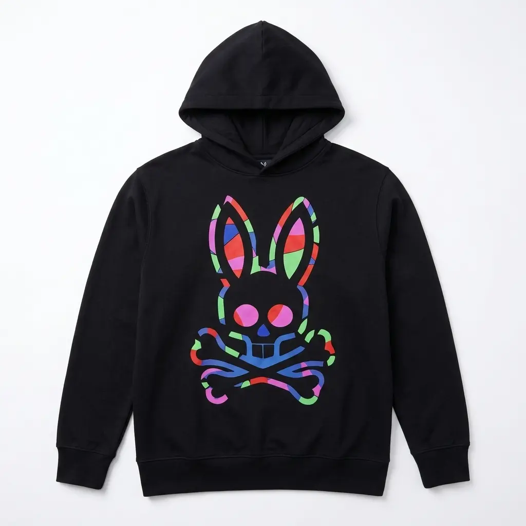 Colorful Bunny Skull T-Shirt 2 colorful bunny skull t shirt 1.jpg