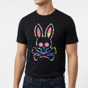 Colorful Bunny Skull T-Shirt 10 colorful bunny skull t shirt 4.jpg