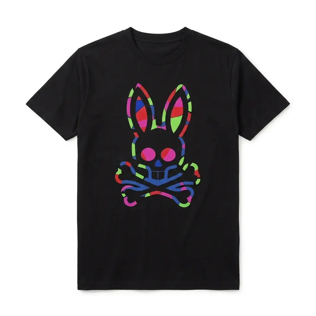 Colorful Bunny Skull T-Shirt 1 colorful bunny skull t shirt.jpg